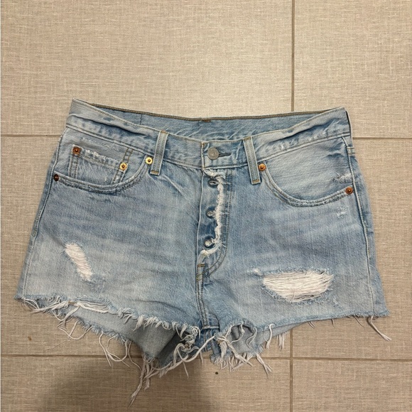 Levi's Pants - Levi’s Distressed Denim Shorts